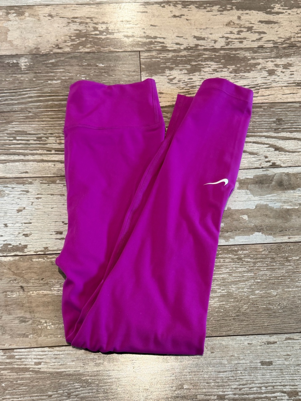 Nike One Dri- Fit Magenta/Purple High Waist Leggings Size Youth Large